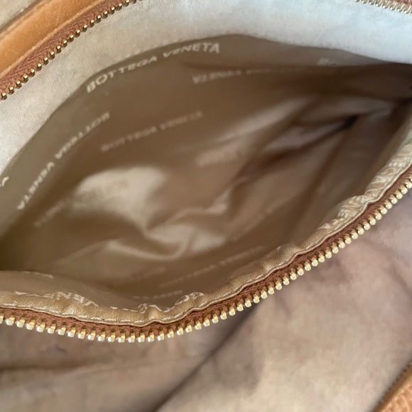 Bottega Veneta Cervo Butterscotch Brown Shoulder Hand Bag Vintage Boston - Picture 16 of 16